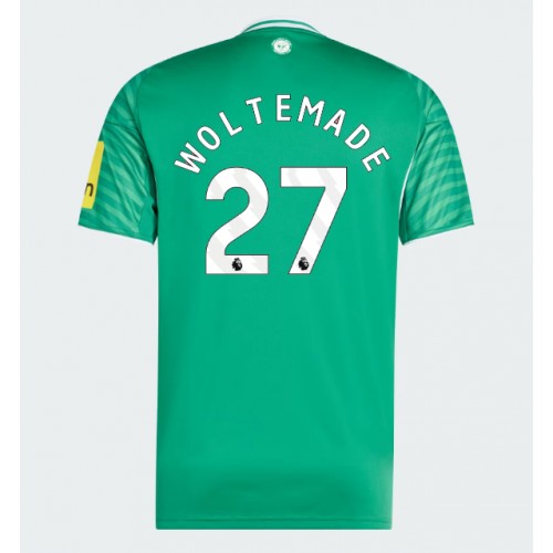 Echipament fotbal Newcastle United Nick Woltemade #27 Tricou Deplasare 2025-26 maneca scurta Echipament fotbal Newcastle United Nick Woltemade #27 Tricou Deplasare 2025-26 maneca scurta
