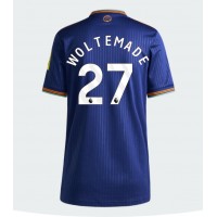 Echipament fotbal Newcastle United Nick Woltemade #27 Tricou Treilea 2025-26 pentru femei maneca scurta Echipament fotbal Newcastle United Nick Woltemade #27 Tricou Treilea 2025-26 pentru femei maneca scurta