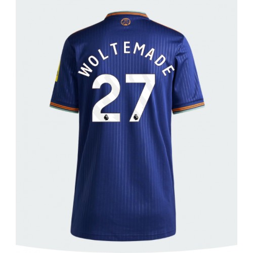 Echipament fotbal Newcastle United Nick Woltemade #27 Tricou Treilea 2025-26 pentru femei maneca scurta Echipament fotbal Newcastle United Nick Woltemade #27 Tricou Treilea 2025-26 pentru femei maneca scurta