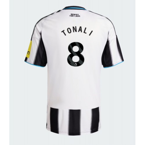 Echipament fotbal Newcastle United Sandro Tonali #8 Tricou Acasa 2025-26 maneca scurta Echipament fotbal Newcastle United Sandro Tonali #8 Tricou Acasa 2025-26 maneca scurta