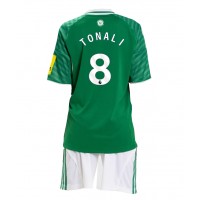 Echipament fotbal Newcastle United Sandro Tonali #8 Tricou Deplasare 2025-26 pentru copii maneca scurta (+ Pantaloni scurti)