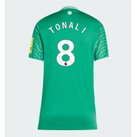 Echipament fotbal Newcastle United Sandro Tonali #8 Tricou Deplasare 2025-26 pentru femei maneca scurta Echipament fotbal Newcastle United Sandro Tonali #8 Tricou Deplasare 2025-26 pentru femei maneca scurta