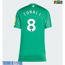 Echipament fotbal Newcastle United Sandro Tonali #8 Tricou Deplasare 2025-26 pentru femei maneca scurta