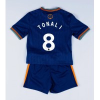 Echipament fotbal Newcastle United Sandro Tonali #8 Tricou Treilea 2025-26 pentru copii maneca scurta (+ Pantaloni scurti)