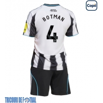 Echipament fotbal Newcastle United Sven Botman #4 Tricou Acasa 2025-26 pentru copii maneca scurta (+ Pantaloni scurti)