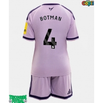 Echipament fotbal Newcastle United Sven Botman #4 Tricou Treilea 2026-27 pentru copii maneca scurta (+ Pantaloni scurti)