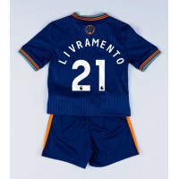 Echipament fotbal Newcastle United Tino Livramento #21 Tricou Treilea 2025-26 pentru copii maneca scurta (+ Pantaloni scurti)