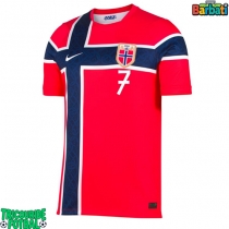 Echipament fotbal Norvegia Alexander Sorloth #7 Tricou Acasa Mondial 2026 maneca scurta