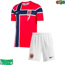 Echipament fotbal Norvegia Alexander Sorloth #7 Tricou Acasa Mondial 2026 pentru copii maneca scurta (+ Pantaloni scurti)