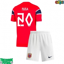 Echipament fotbal Norvegia Antonio Nusa #20 Tricou Acasa Mondial 2026 pentru copii maneca scurta (+ Pantaloni scurti)