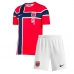 Echipament fotbal Norvegia Erling Haaland #9 Tricou Acasa Mondial 2026 pentru copii maneca scurta (+ Pantaloni scurti)