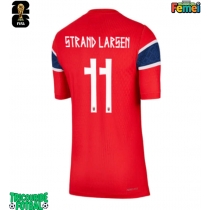 Echipament fotbal Norvegia Jorgen Strand Larsen #11 Tricou Acasa Mondial 2026 pentru femei maneca scurta