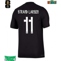 Echipament fotbal Norvegia Jorgen Strand Larsen #11 Tricou Deplasare Mondial 2026 maneca scurta