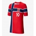 Echipament fotbal Norvegia Martin Odegaard #10 Tricou Acasa Mondial 2026 pentru femei maneca scurta
