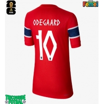 Echipament fotbal Norvegia Martin Odegaard #10 Tricou Acasa Mondial 2026 pentru femei maneca scurta