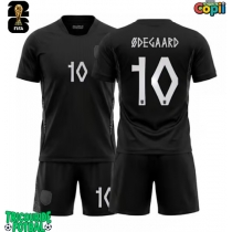 Echipament fotbal Norvegia Martin Odegaard #10 Tricou Deplasare Mondial 2026 pentru copii maneca scurta (+ Pantaloni scurti)