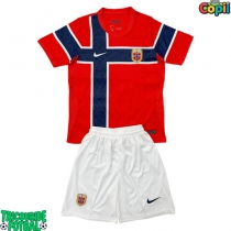 Echipament fotbal Norvegia Tricou Acasa Mondial 2026 pentru copii maneca scurta (+ Pantaloni scurti)