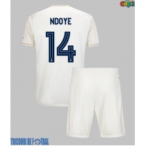 Echipament fotbal Nottingham Forest Dan Ndoye #14 Tricou Deplasare 2025-26 pentru copii maneca scurta (+ Pantaloni scurti)