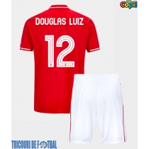 Echipament fotbal Nottingham Forest Douglas Luiz #12 Tricou Acasa 2025-26 pentru copii maneca scurta (+ Pantaloni scurti)