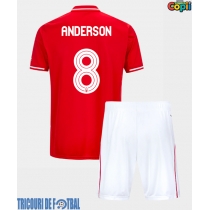 Echipament fotbal Nottingham Forest Elliot Anderson #8 Tricou Acasa 2025-26 pentru copii maneca scurta (+ Pantaloni scurti)