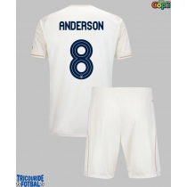 Echipament fotbal Nottingham Forest Elliot Anderson #8 Tricou Deplasare 2025-26 pentru copii maneca scurta (+ Pantaloni scurti)