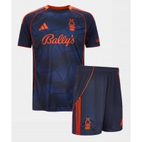 Echipament fotbal Nottingham Forest Elliot Anderson #8 Tricou Treilea 2025-26 pentru copii maneca scurta (+ Pantaloni scurti)