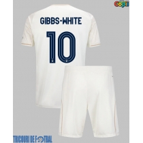 Echipament fotbal Nottingham Forest Morgan Gibbs-White #10 Tricou Deplasare 2025-26 pentru copii maneca scurta (+ Pantaloni scurti)