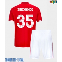 Echipament fotbal Nottingham Forest Oleksandr Zinchenko #35 Tricou Acasa 2025-26 pentru copii maneca scurta (+ Pantaloni scurti)