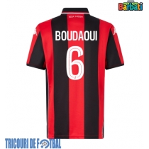 Echipament fotbal OGC Nice Hicham Boudaoui #6 Tricou Acasa 2025-26 maneca scurta