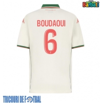 Echipament fotbal OGC Nice Hicham Boudaoui #6 Tricou Deplasare 2025-26 maneca scurta