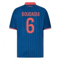 Echipament fotbal OGC Nice Hicham Boudaoui #6 Tricou Treilea 2025-26 maneca scurta Echipament fotbal OGC Nice Hicham Boudaoui #6 Tricou Treilea 2025-26 maneca scurta
