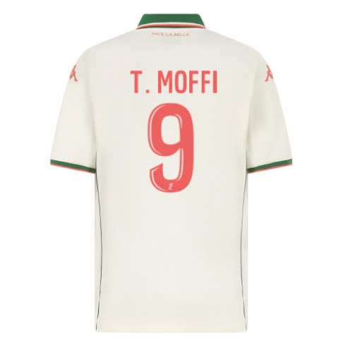 Echipament fotbal OGC Nice Terem Moffi #9 Tricou Deplasare 2025-26 maneca scurta Echipament fotbal OGC Nice Terem Moffi #9 Tricou Deplasare 2025-26 maneca scurta