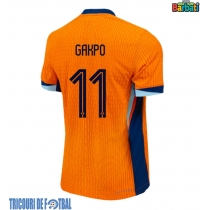 Echipament fotbal Olanda Cody Gakpo #11 Tricou Acasa European 2024 maneca scurta