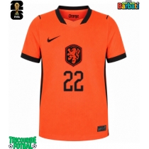 Echipament fotbal Olanda Denzel Dumfries #22 Tricou Acasa Mondial 2026 maneca scurta