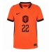 Echipament fotbal Olanda Denzel Dumfries #22 Tricou Acasa Mondial 2026 maneca scurta
