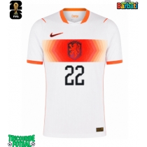 Echipament fotbal Olanda Denzel Dumfries #22 Tricou Deplasare Mondial 2026 maneca scurta
