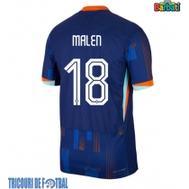 Echipament fotbal Olanda Donyell Malen #18 Tricou Deplasare European 2024 maneca scurta