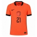 Echipament fotbal Olanda Frenkie de Jong #21 Tricou Acasa Mondial 2026 maneca scurta