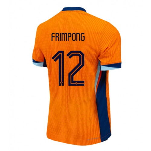 Echipament fotbal Olanda Jeremie Frimpong #12 Tricou Acasa European 2024 maneca scurta Echipament fotbal Olanda Jeremie Frimpong #12 Tricou Acasa European 2024 maneca scurta