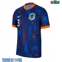 Echipament fotbal Olanda Matthijs de Ligt #3 Tricou Deplasare European 2024 maneca scurta