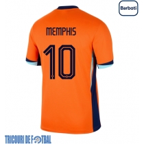 Echipament fotbal Olanda Memphis Depay #10 Tricou Acasa European 2024 maneca scurta