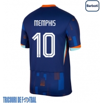 Echipament fotbal Olanda Memphis Depay #10 Tricou Deplasare European 2024 maneca scurta