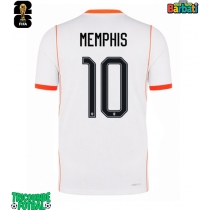 Echipament fotbal Olanda Memphis Depay #10 Tricou Deplasare Mondial 2026 maneca scurta