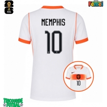 Echipament fotbal Olanda Memphis Depay #10 Tricou Deplasare Mondial 2026 pentru femei maneca scurta