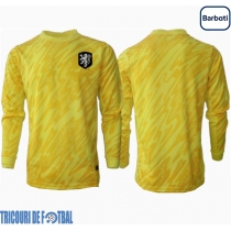 Echipament fotbal Olanda Portar Tricou Deplasare European 2024 maneca lunga