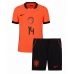 Echipament fotbal Olanda Tijjani Reijnders #14 Tricou Acasa Mondial 2026 pentru copii maneca scurta (+ Pantaloni scurti)