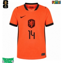 Echipament fotbal Olanda Tijjani Reijnders #14 Tricou Acasa Mondial 2026 pentru femei maneca scurta