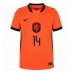 Echipament fotbal Olanda Tijjani Reijnders #14 Tricou Acasa Mondial 2026 pentru femei maneca scurta