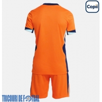 Echipament fotbal Olanda Tricou Acasa European 2024 pentru copii maneca scurta (+ Pantaloni scurti)