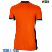 Echipament fotbal Olanda Tricou Acasa European 2024 pentru femei maneca scurta